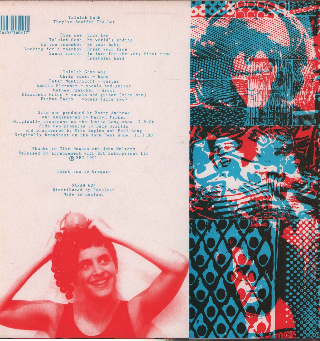 Talulah Gosh - They've Scoffed The Lot - Lp