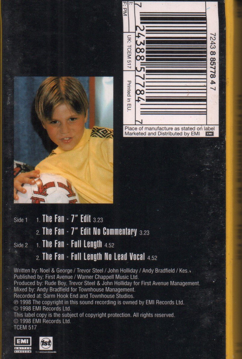 Fans Featuring Kes - Fan - Cassette