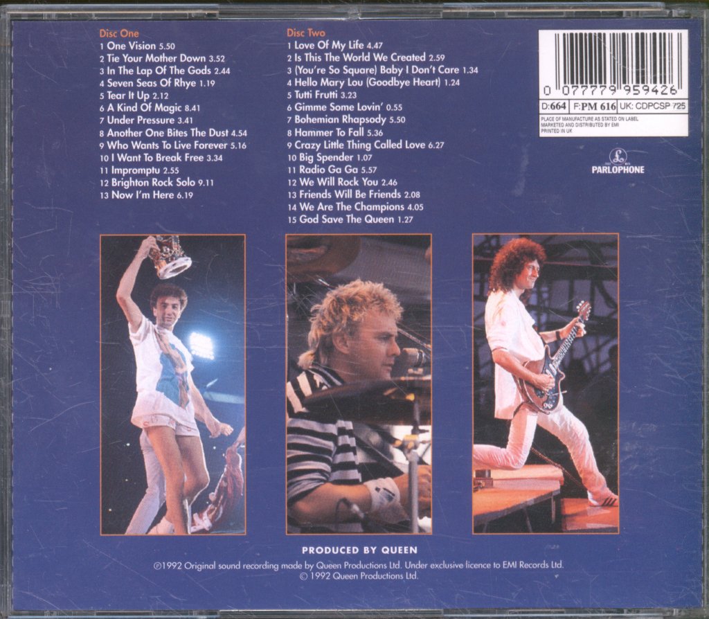 Queen - Live At Wembley '86 - Double Cd
