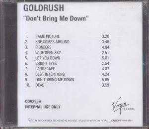 Goldrush - Don't Bring Me Down - Cdr