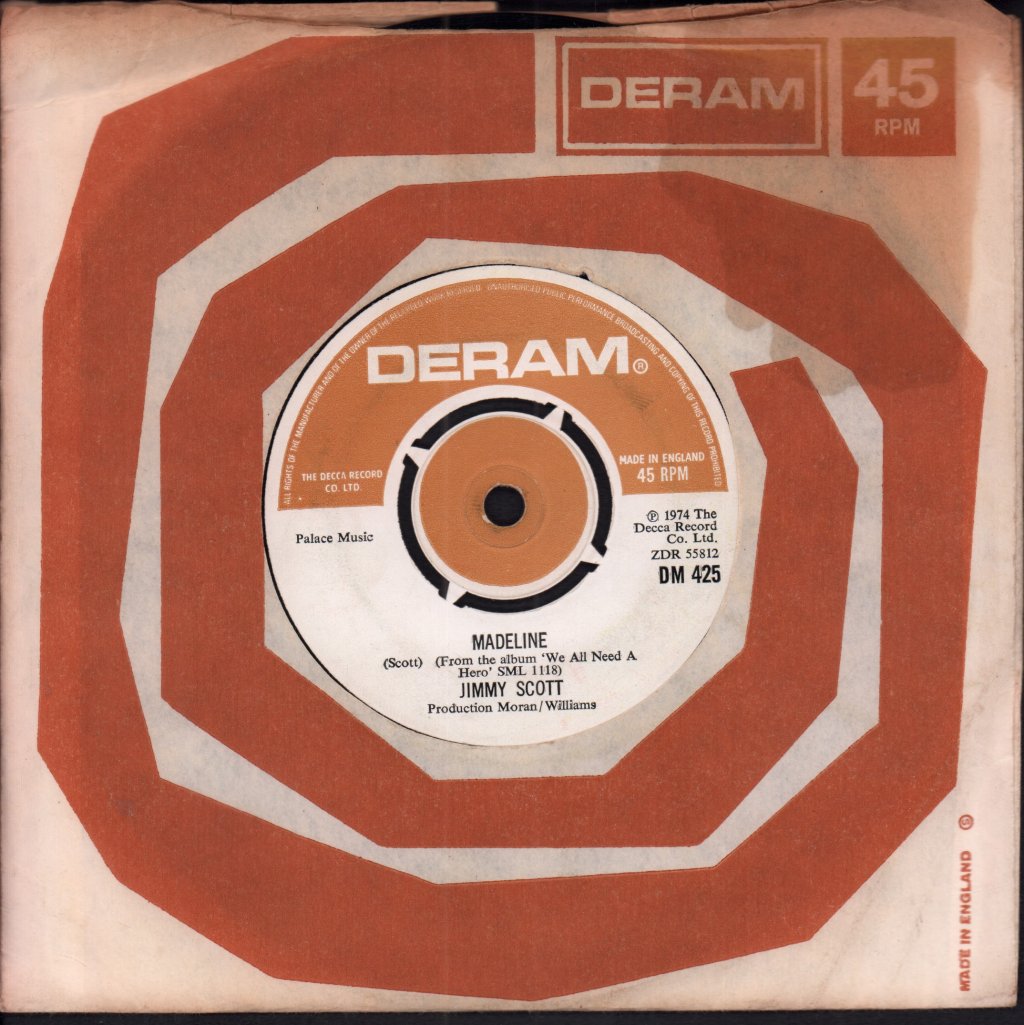 Jimmy Scott (Jazz) - We All Need A Hero - 7 Inch