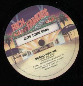 Boys Town Gang - Brand New Me - 7 Inch