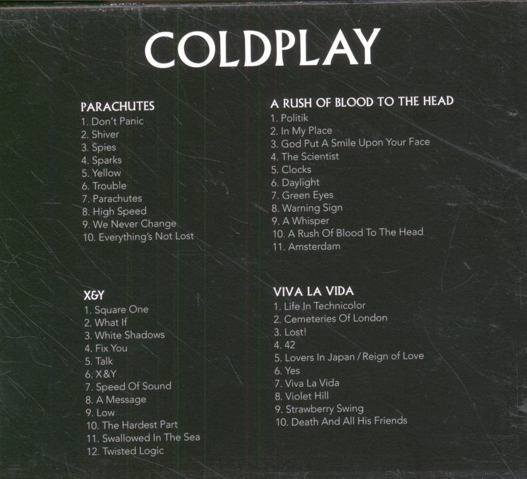 Coldplay - 4CD Catalogue Set - Cd Set