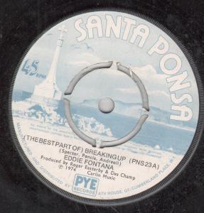 Eddie Fontana - Breaking Up - 7 Inch