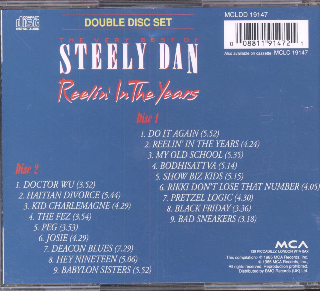 Steely Dan - Very Best Of Steely Dan - Reelin' In The Years - Double Cd