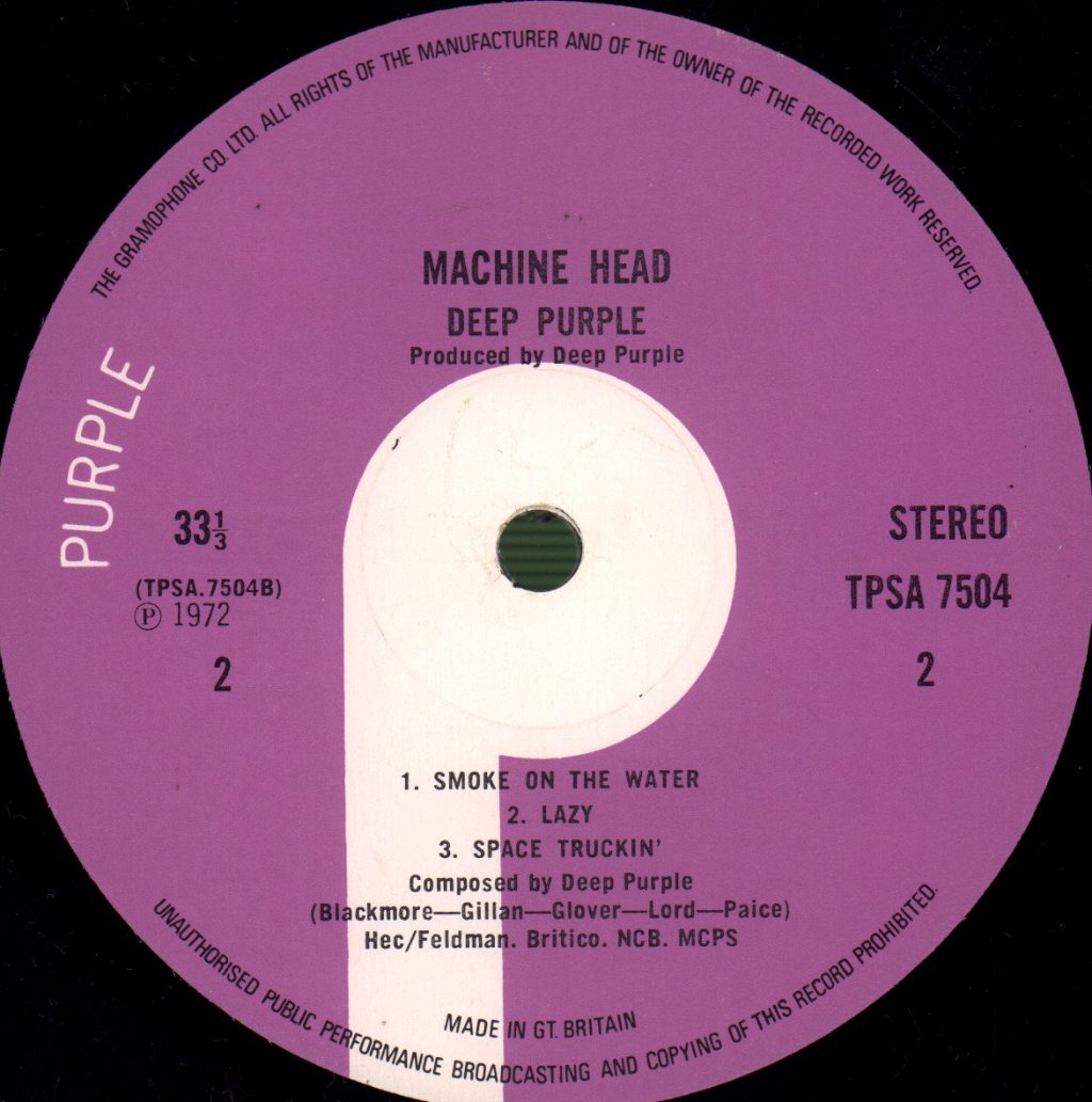 Deep Purple - Machine Head - Lp