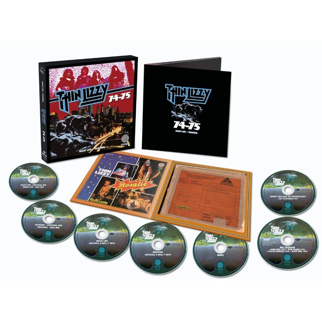 Thin Lizzy - 74-75 - Night Life / Fighting - Cd Box Set