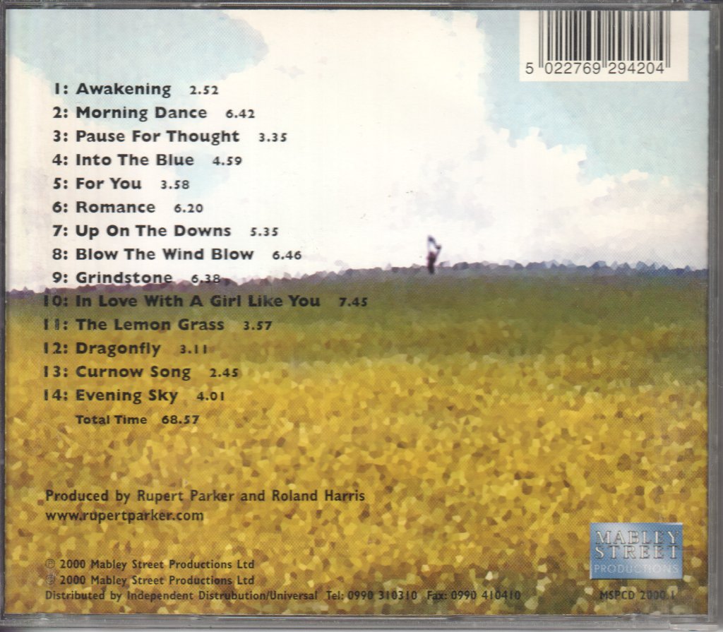 Rupert Parker - From Dawn To Dusk - Cd