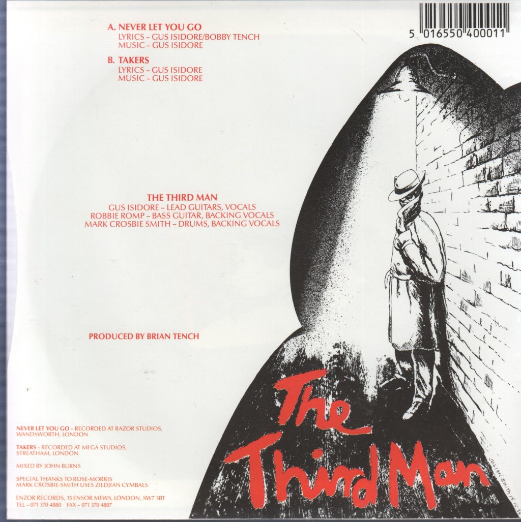 Third Man (Early 90'S Group) - Never Let You Go - 7 Inch