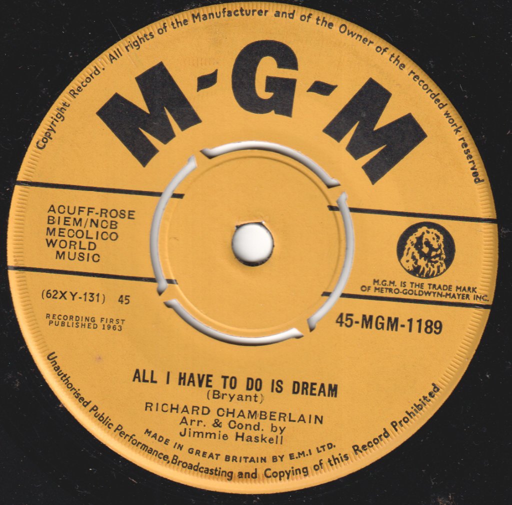 Richard Chamberlain - Hi-Lili Hi-Lo - 7 Inch