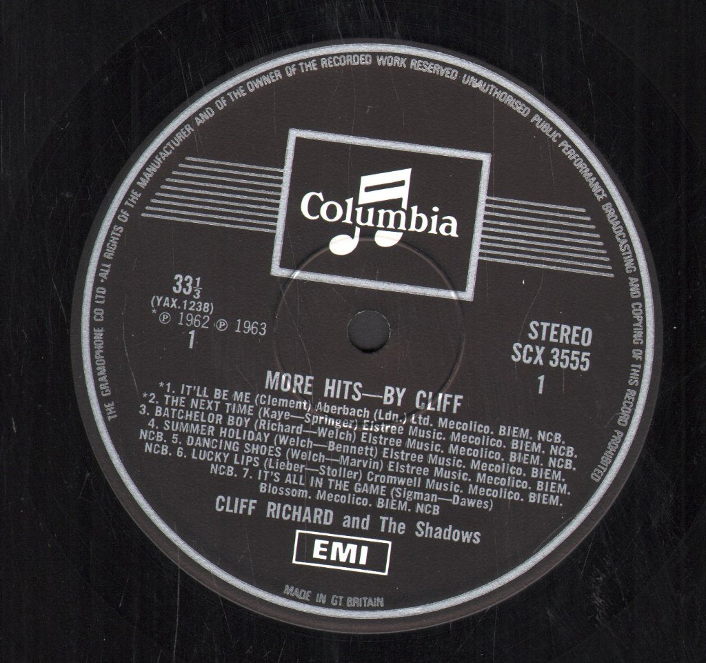 Cliff Richard - More Hits By Cliff - Lp