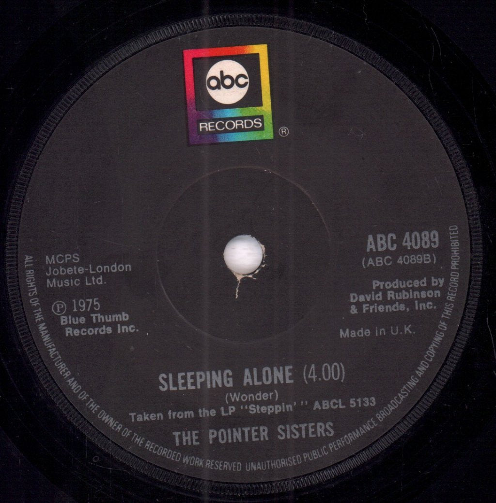 Pointer Sisters - Going Down Slowly - 7 Inch