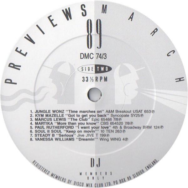 Various Artists - March 89 Previews - Lp