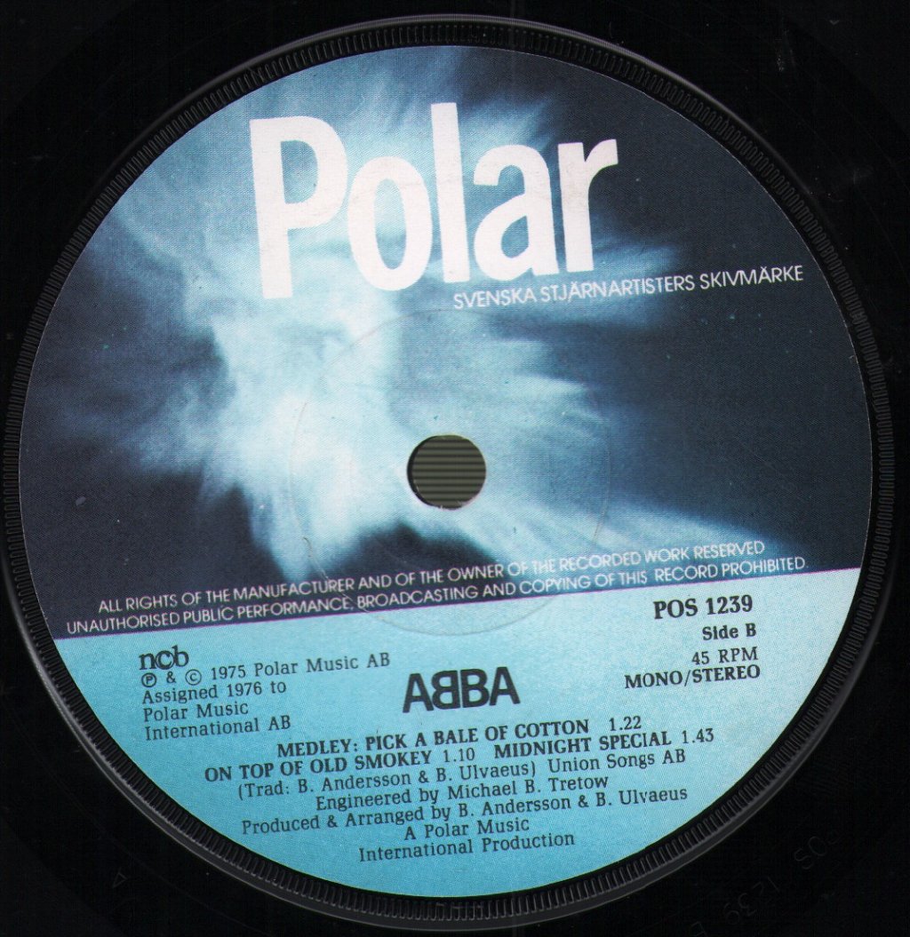 ABBA - Summer Night City - 7 Inch