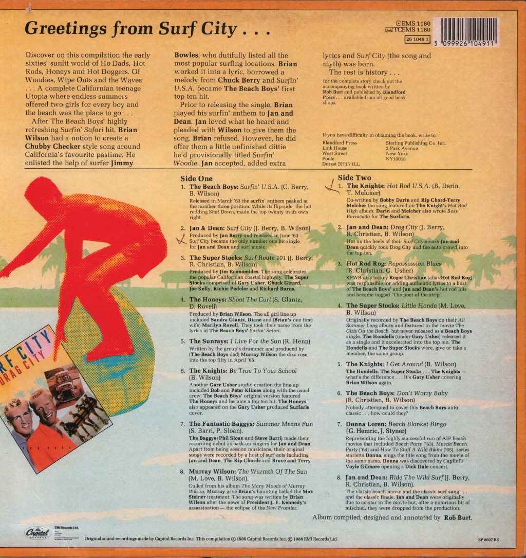 Various Artists - Surf City Drag City - Lp