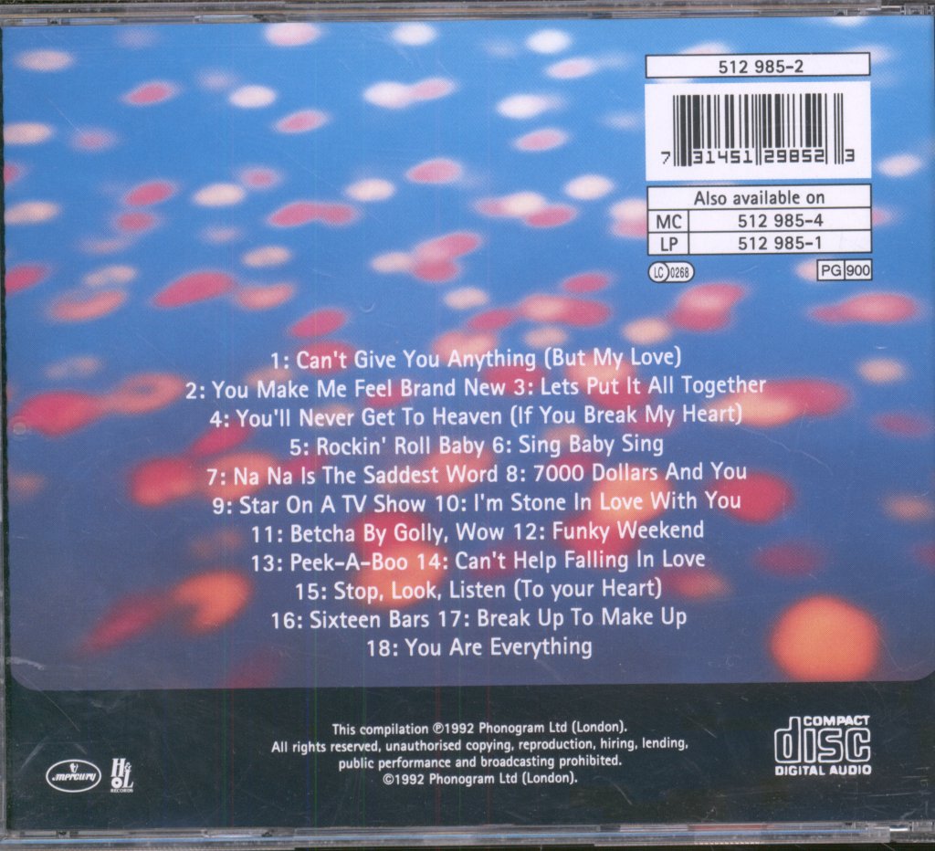 Stylistics - Greatest Hits Of The Stylistics - Let's Put It All Together - Cd