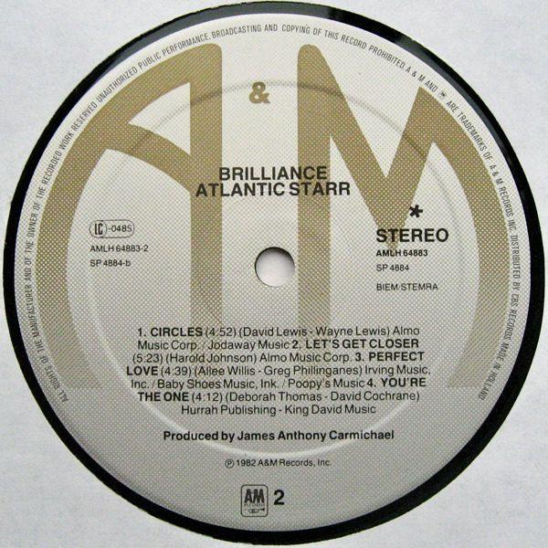 Atlantic Starr - Brilliance - Lp