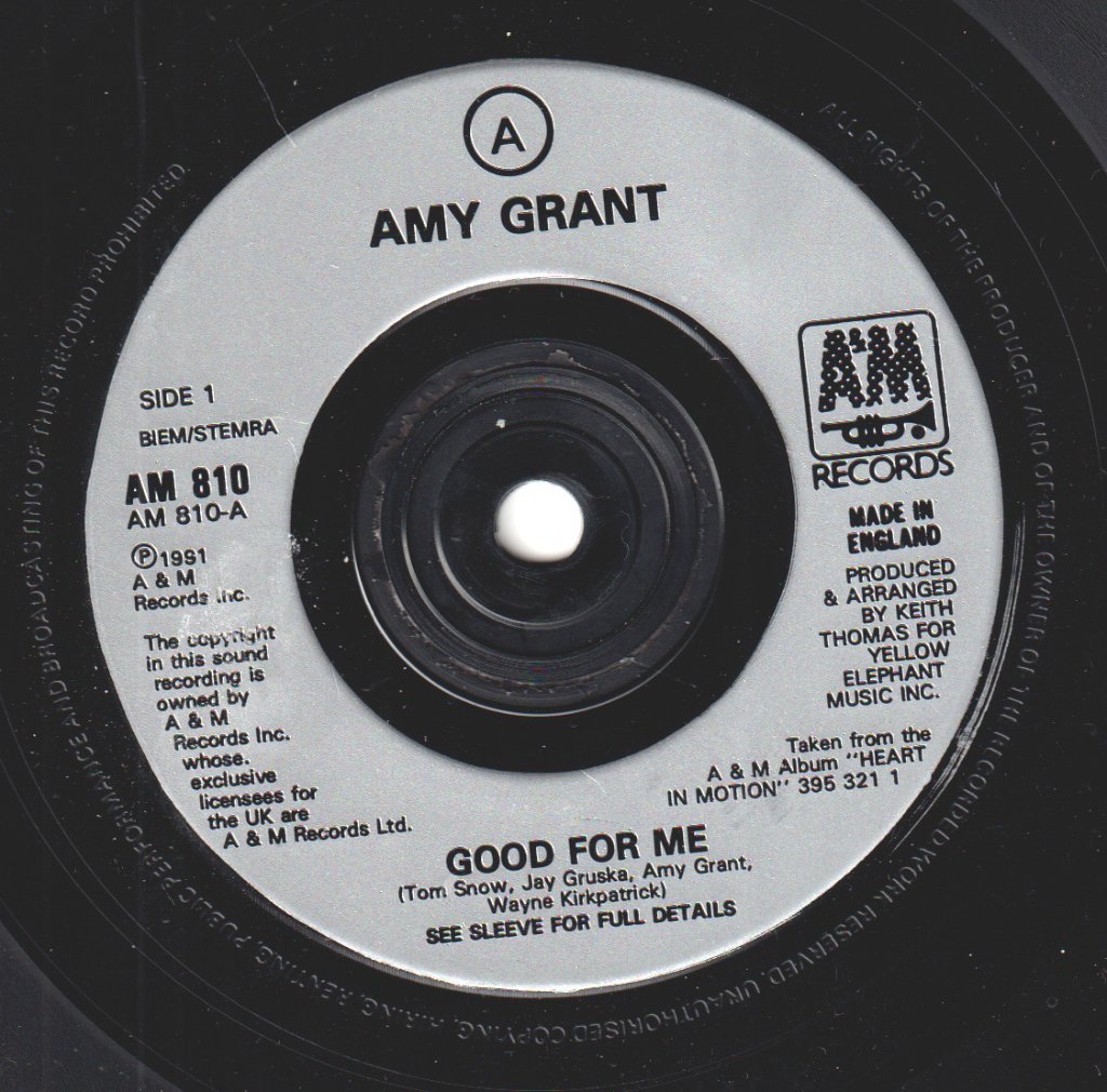 Amy Grant - Good For Me - 7 Inch