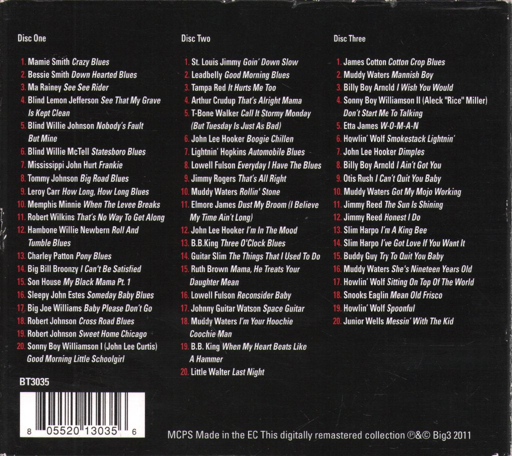 Various Artists - Blues - Cd Set
