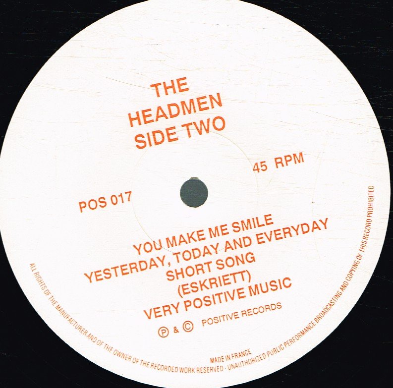 Headmen - Reach The Sky - 12 Inch