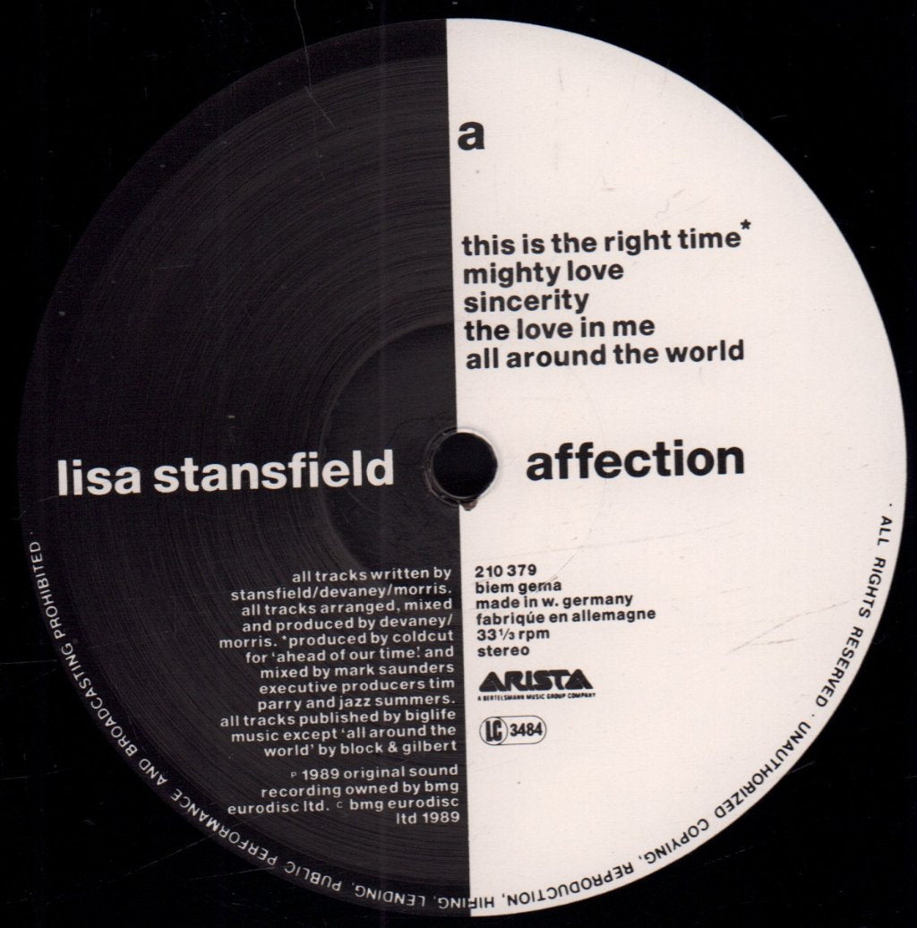Lisa Stansfield - Affection - Lp