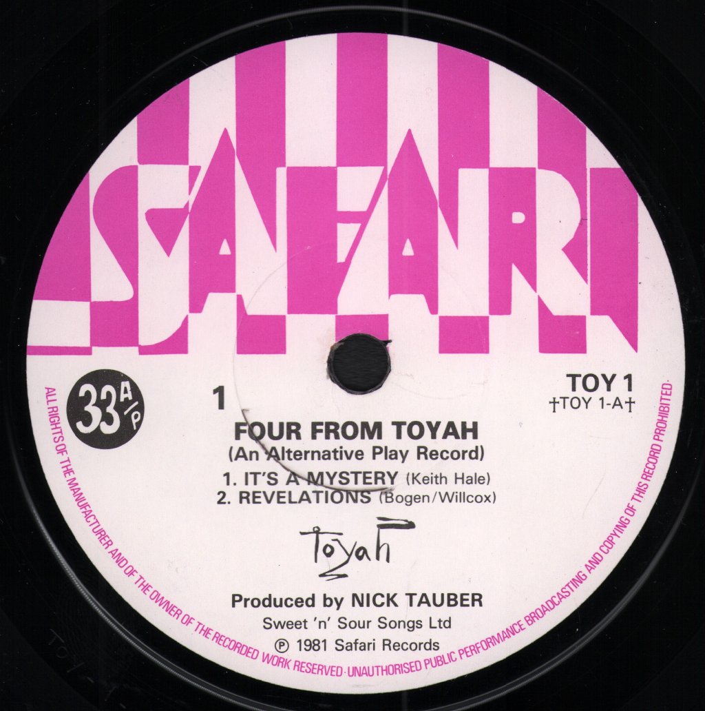 Toyah - Four From Toyah - 7 Inch