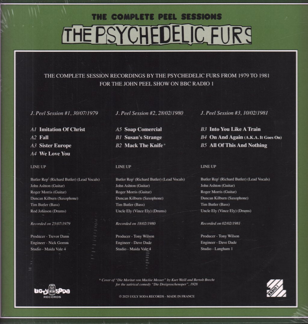 Psychedelic Furs - Complete Peel Sessions - Lp
