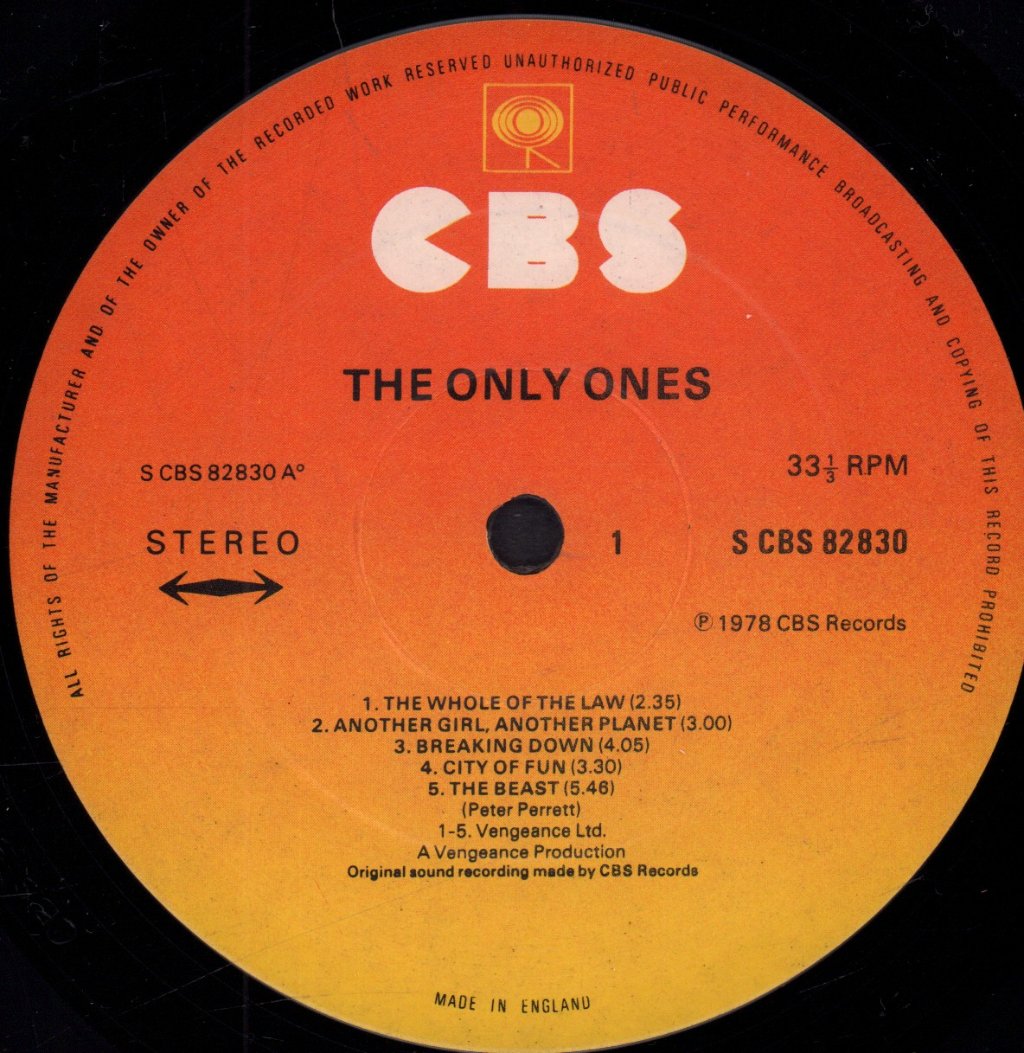 Only Ones - Only Ones - Lp