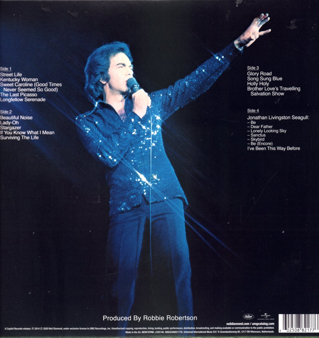 Neil Diamond - Love At The Greek: Recorded Live At The Greek Theatre - Double Lp