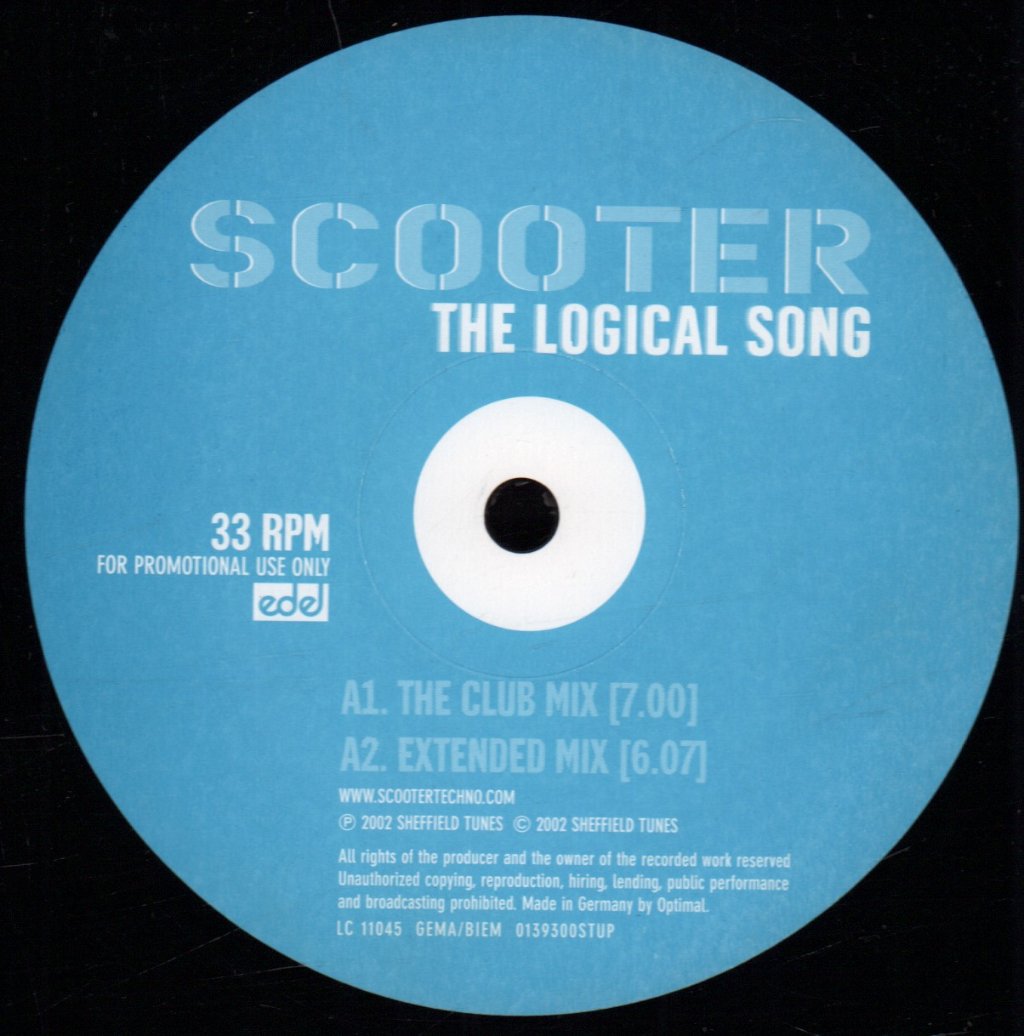 Scooter - Logical Song - Double 12 Inch