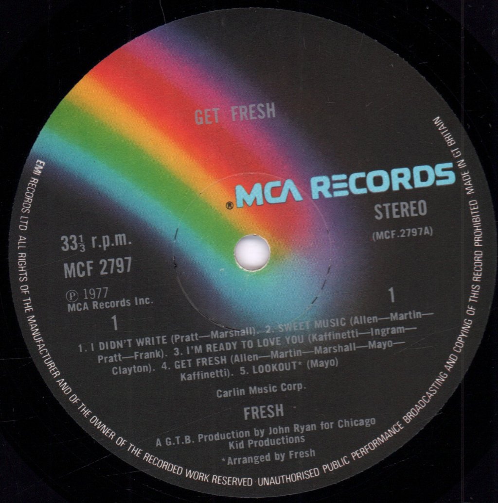 Fresh (Soul Group) - Get Fresh - Lp