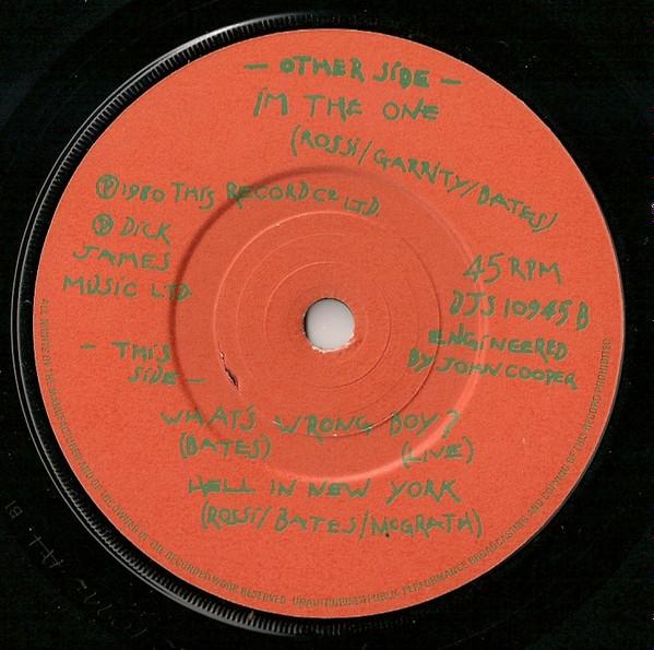 Slaughter And The Dogs - I'm The One - 7 Inch
