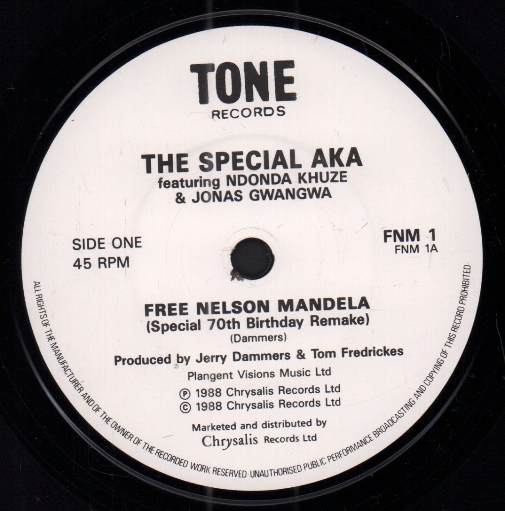 Special Aka - Free Nelson Mandela - 7 Inch