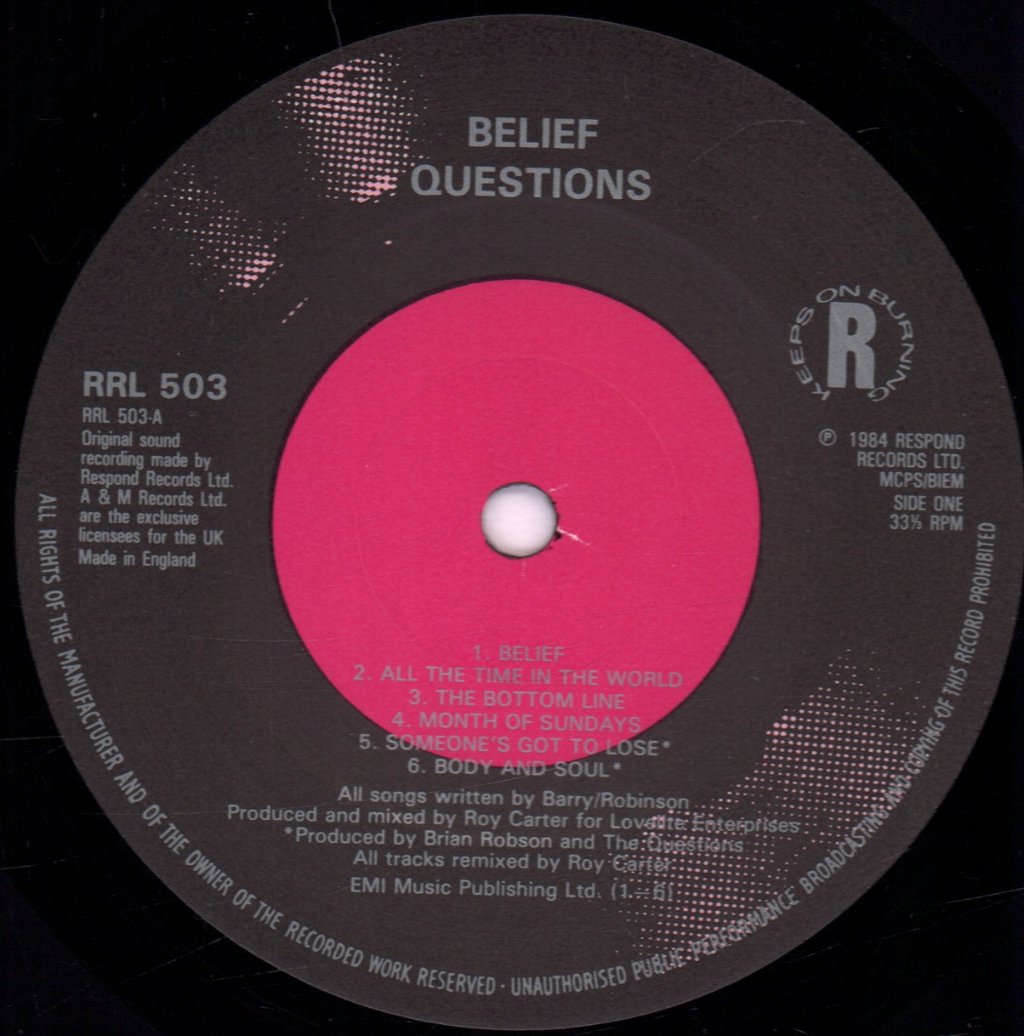 Questions (80'S Group) - Belief - Lp