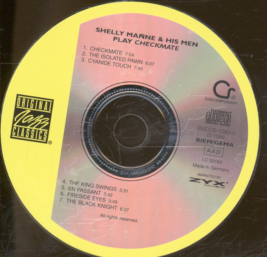 Shelly Manne And His Men - Shelly Manne & His Men Play "Checkmate" - Cd