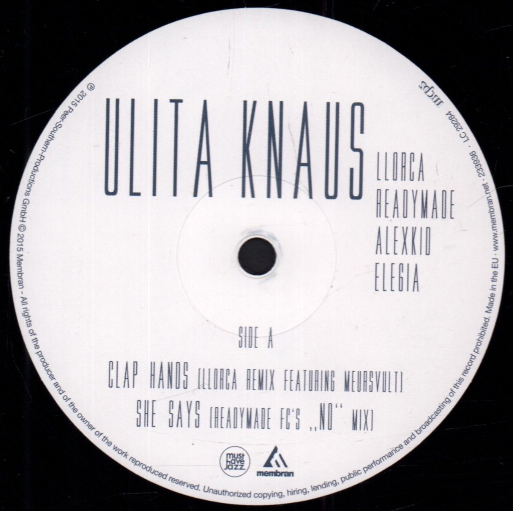 Ulita Knaus - Mélodique Remixes - Lp