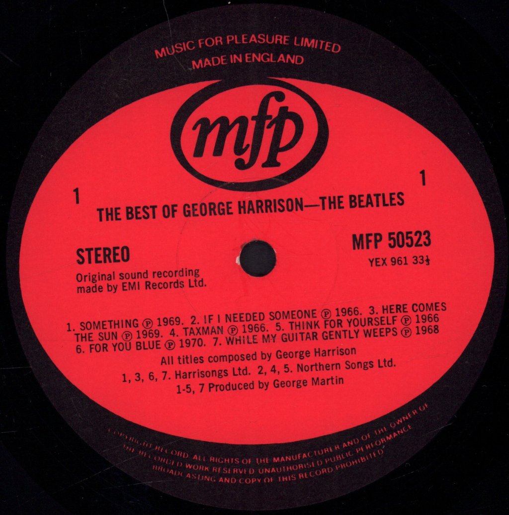 George Harrison - Best Of - Lp