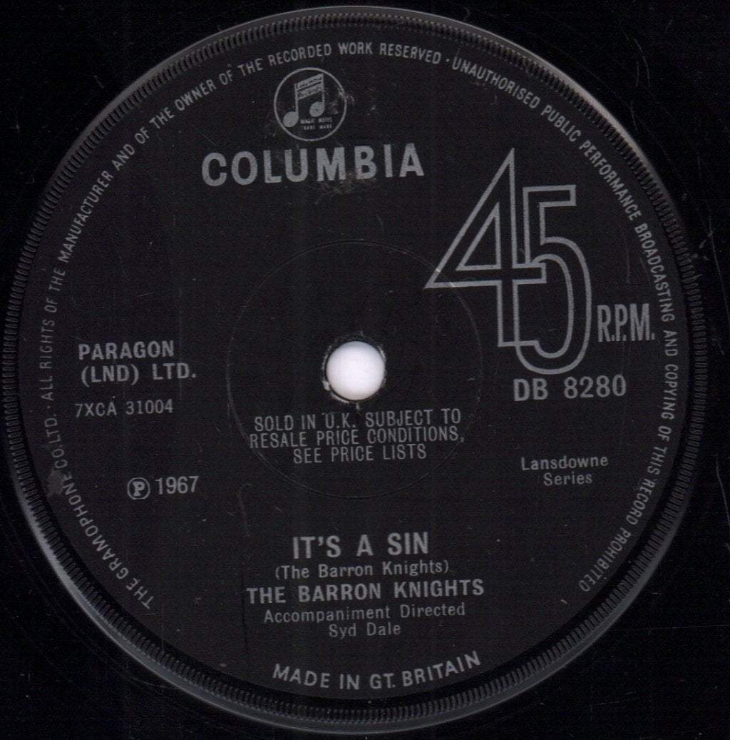 Barron Knights - Here Come The Bees - 7 Inch