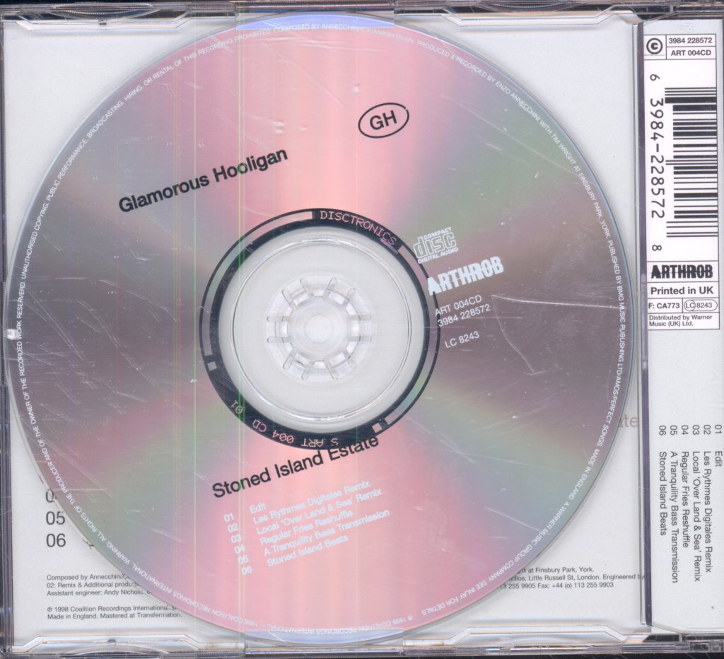 Glamorous Hooligan - Stoned Island Estate - Cd