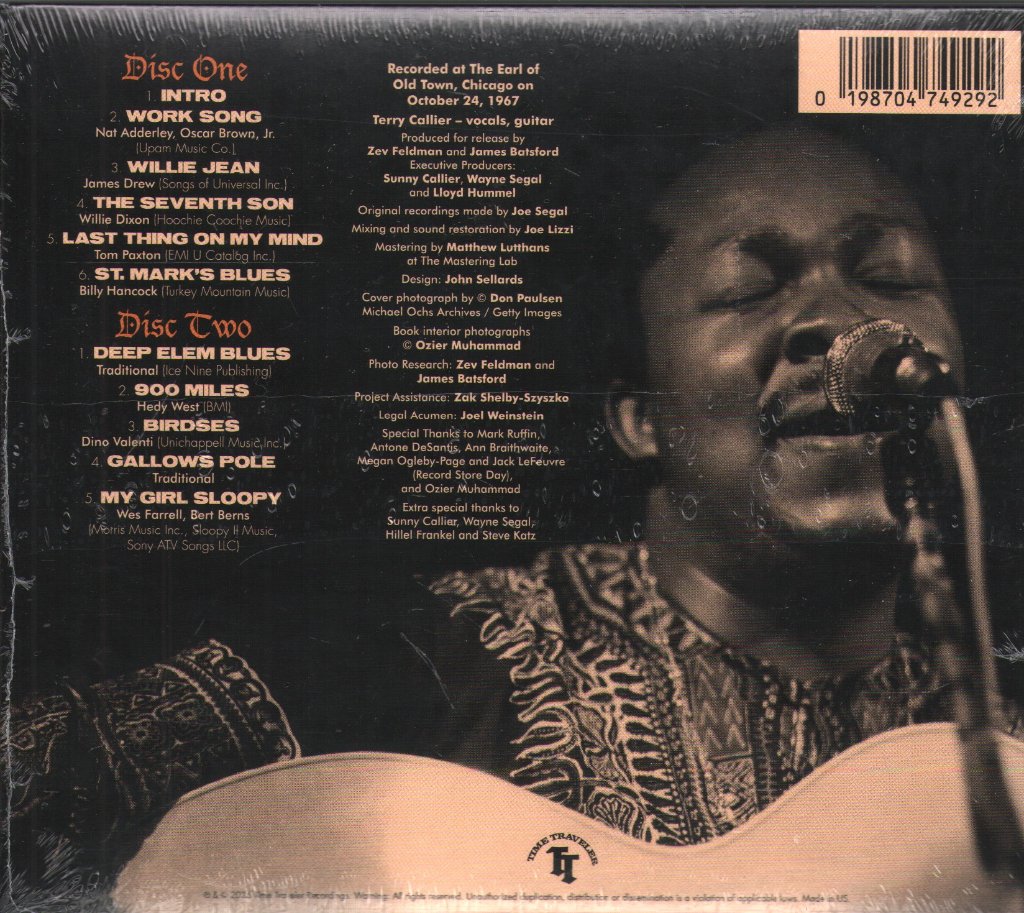 Terry Callier - At the Earl of Old Town - Double Cd