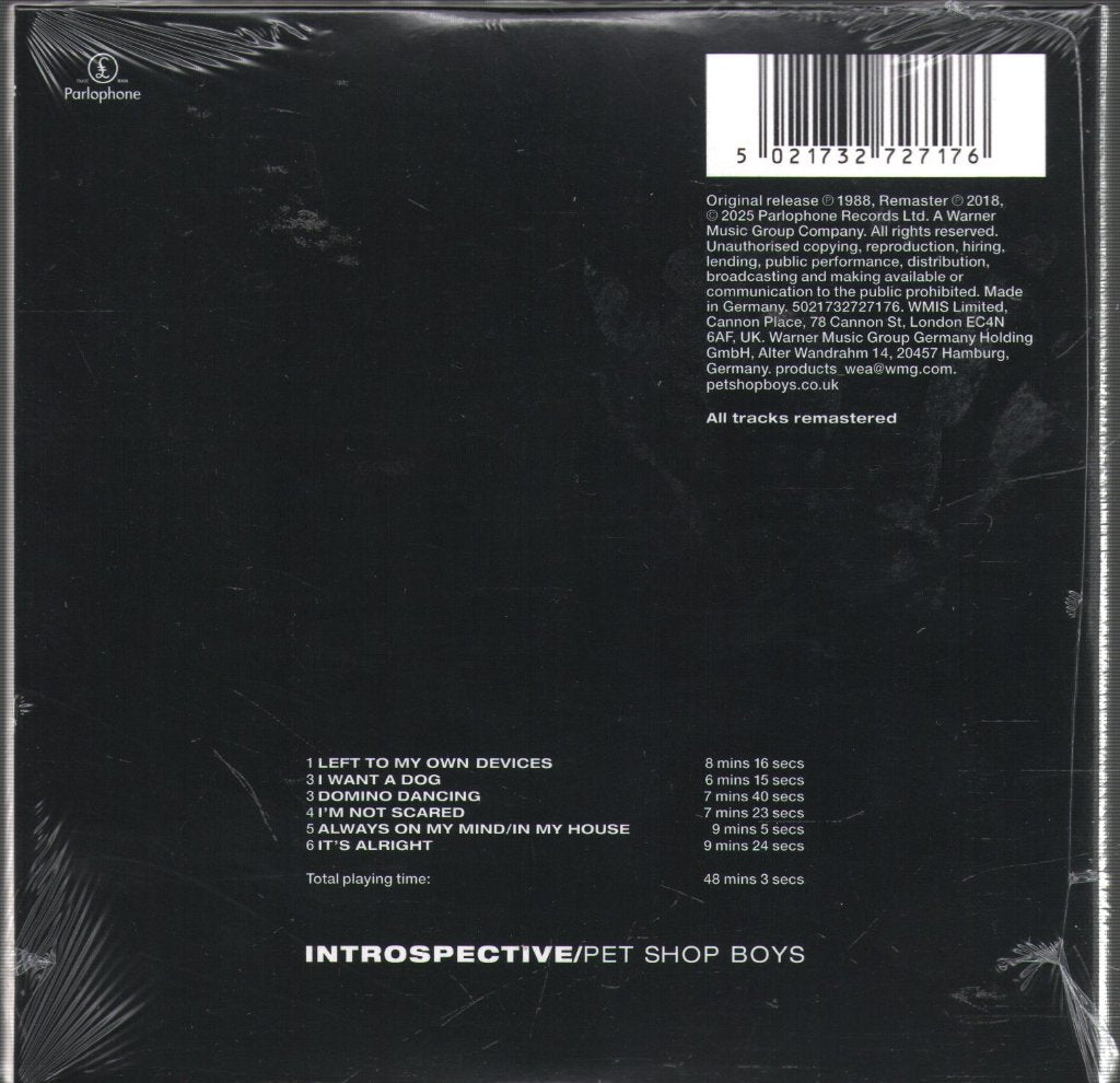 Pet Shop Boys - Introspectve - Cd