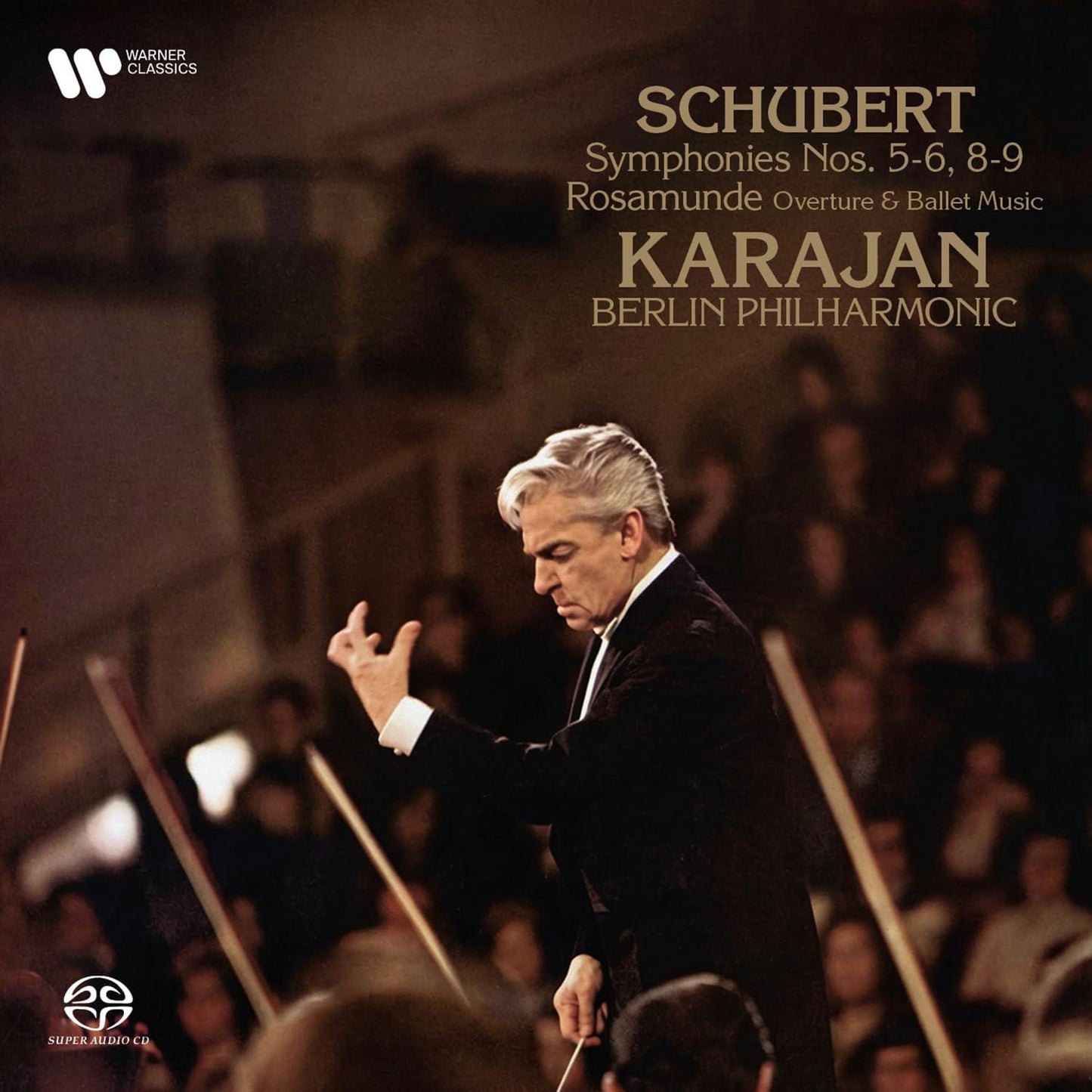 Herbert Von Karajan - Schubert: Symphonies Nos. 5-6, 8-9/Rosamunde Overture & Ballet... - Double Cd