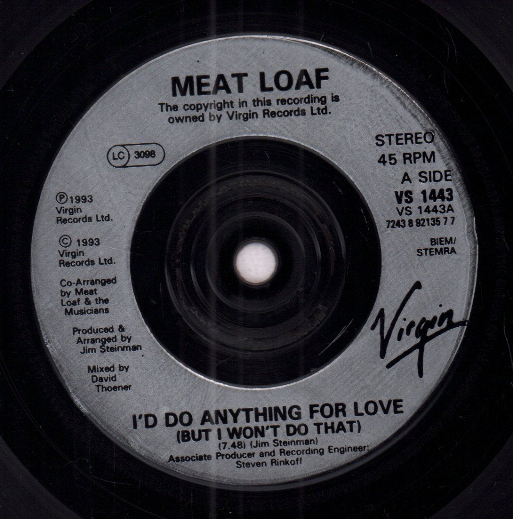 Meat Loaf - I'd Do Anything For Love - 7 Inch