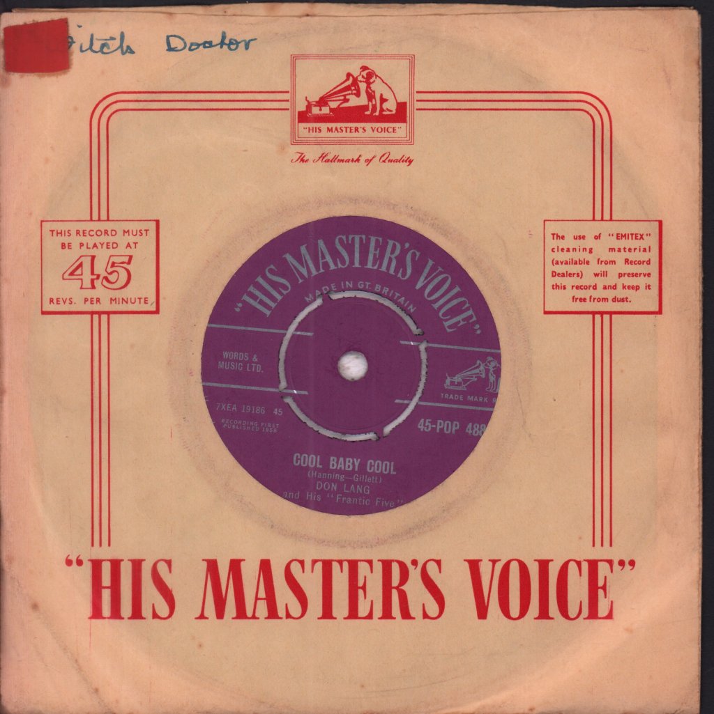 Don Lang And His Frantic Five - Witch Doctor - 7 Inch