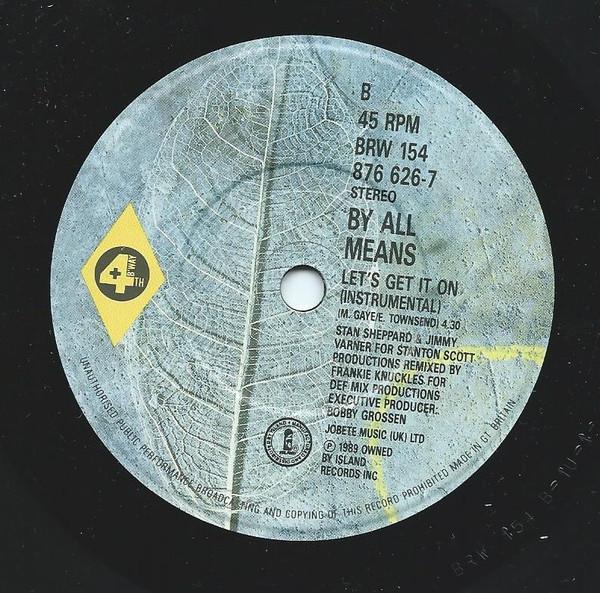 By All Means - Let's Get It On - 7 Inch