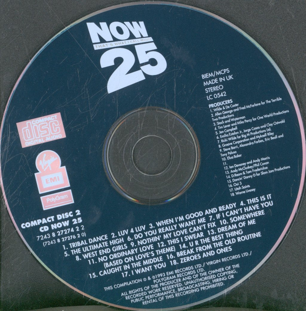 Various Artists - Now That's What I Call Music! 25 - Double Cd