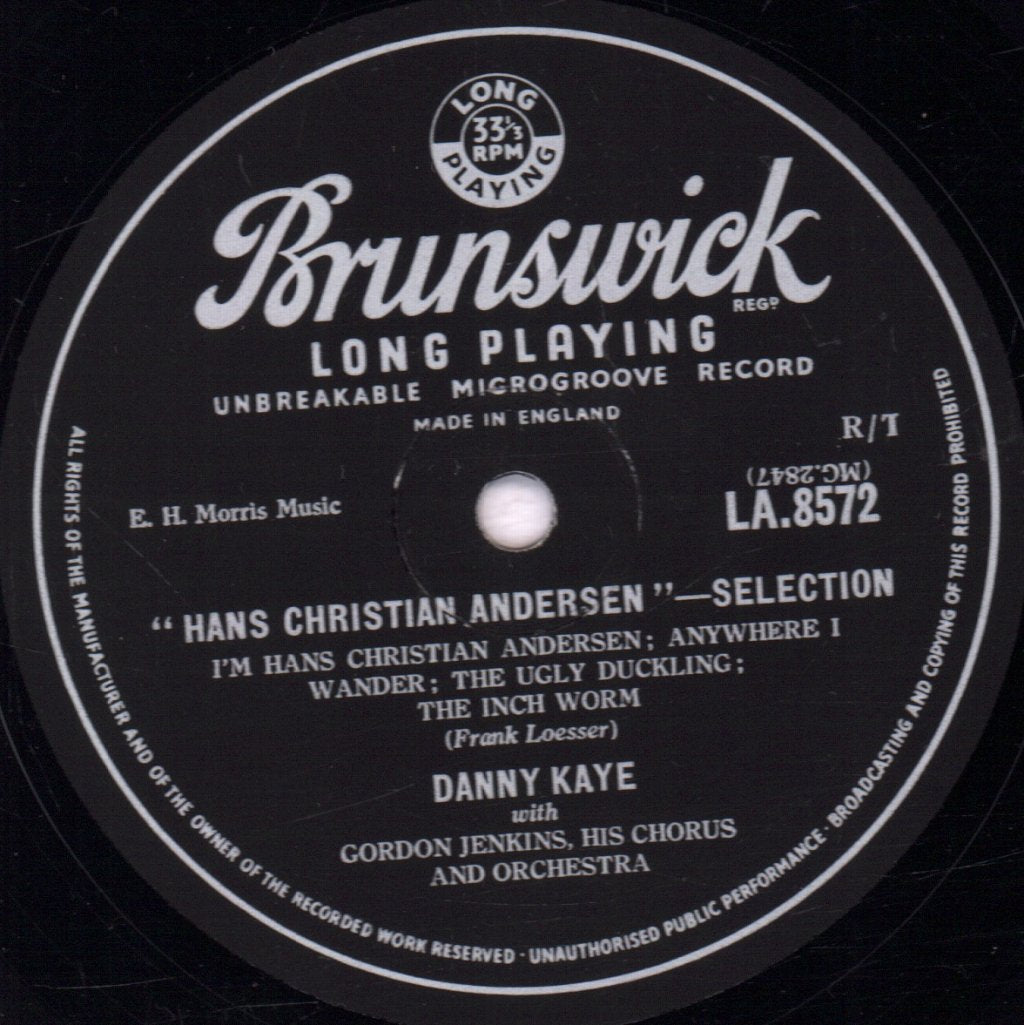 Danny Kaye - "Hans Christian Andersen" - Selection - Lp