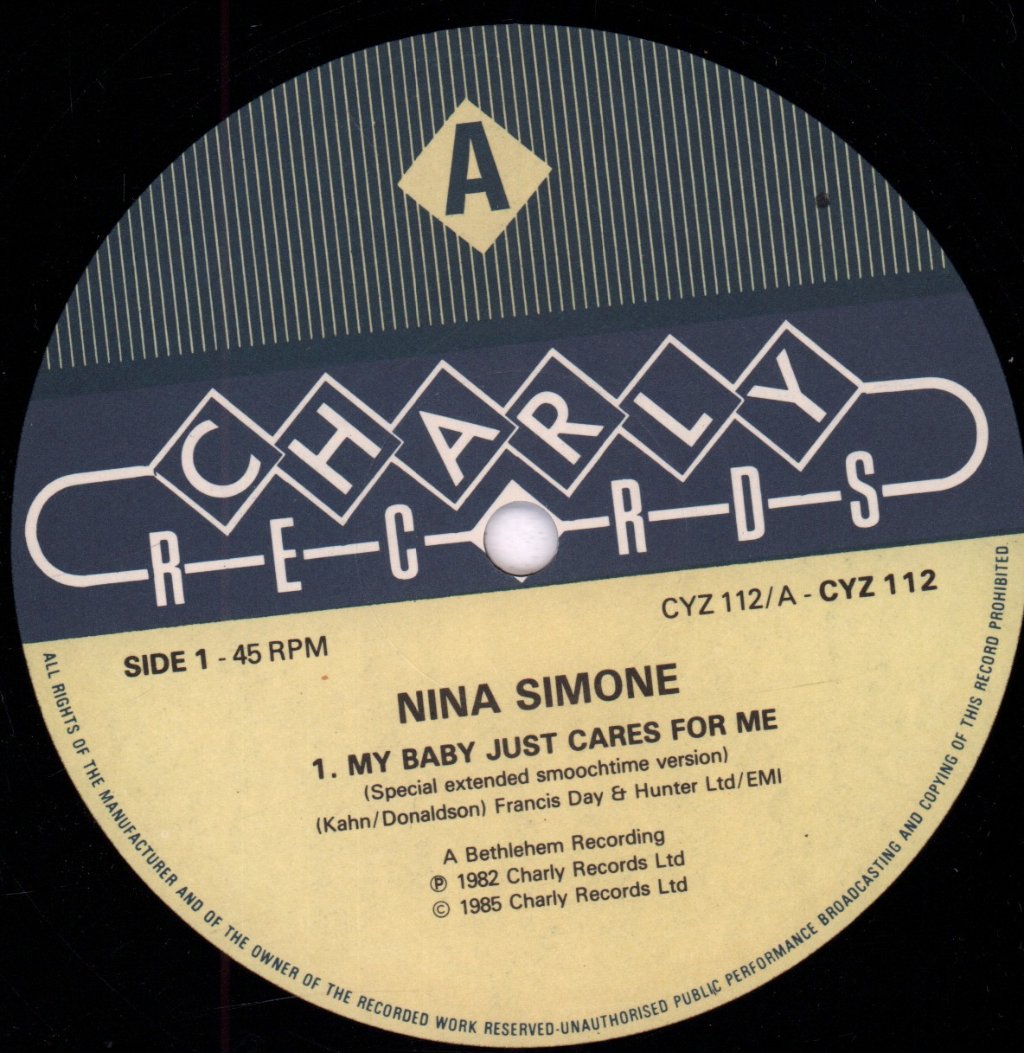 Nina Simone - My Baby Just Cares For Me - 12 Inch