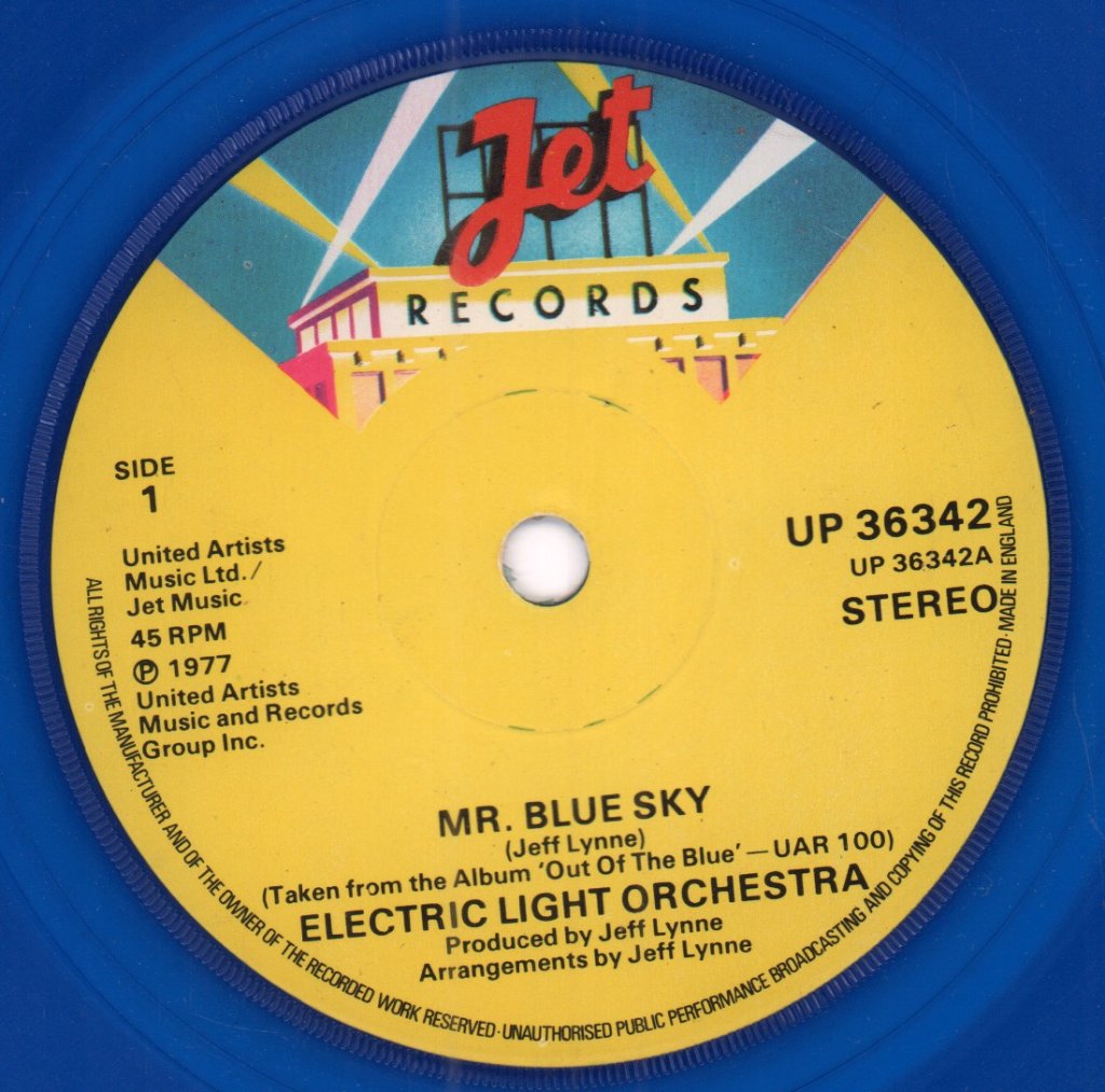Electric Light Orchestra - Mr Blue Sky - 7 Inch