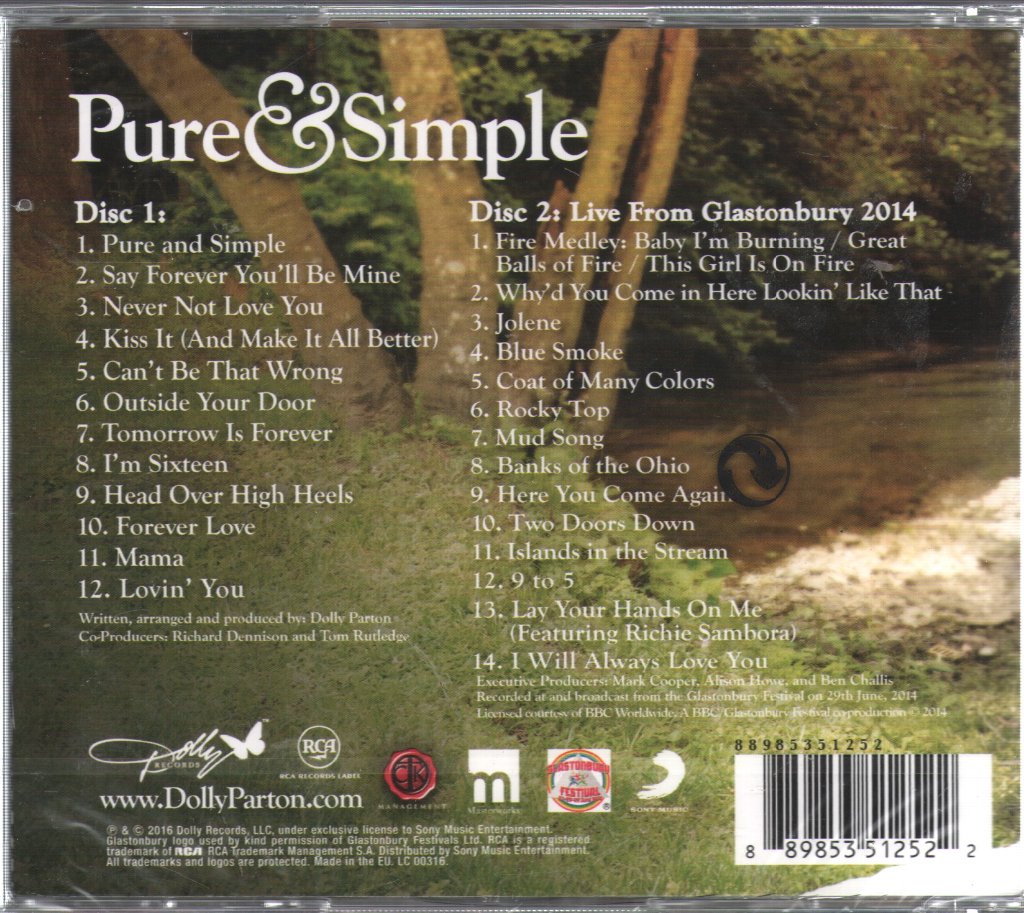 Dolly Parton - Pure & Simple - Double Cd